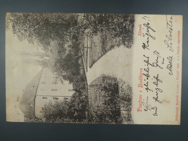 Budišov, zámek, prošlá 1901
