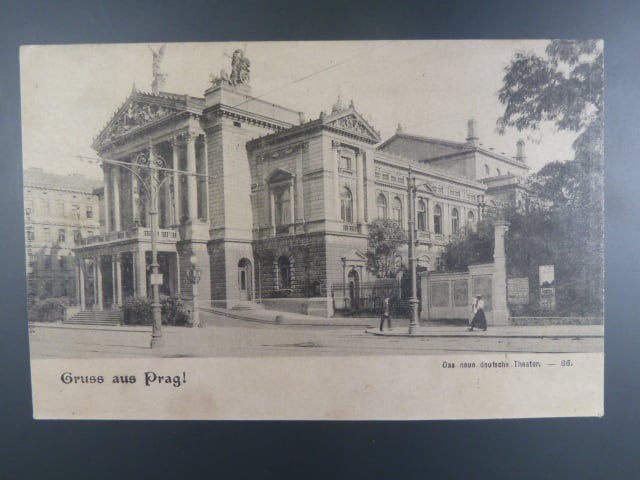 Praha nové divadlo, prošlá 1901