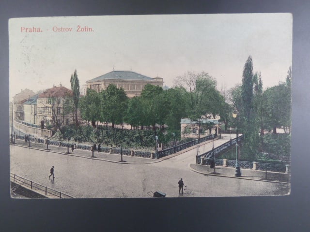 Praha Žofín, prošlá 1907