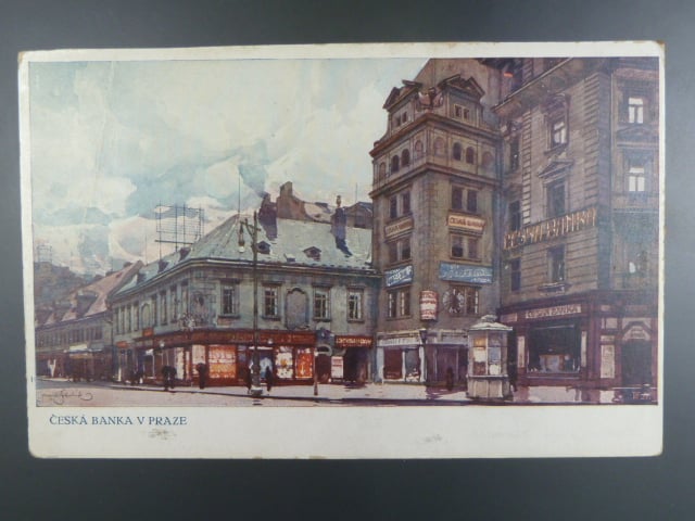 Praha Česká banka, neprošlá