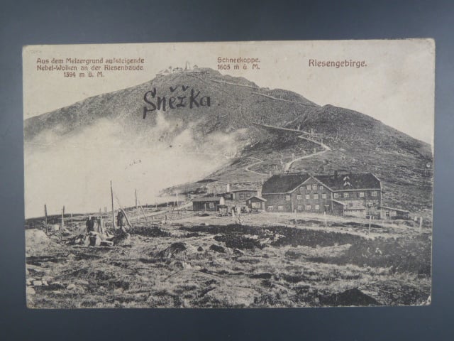 Krkonoše Sněžka, prošlá