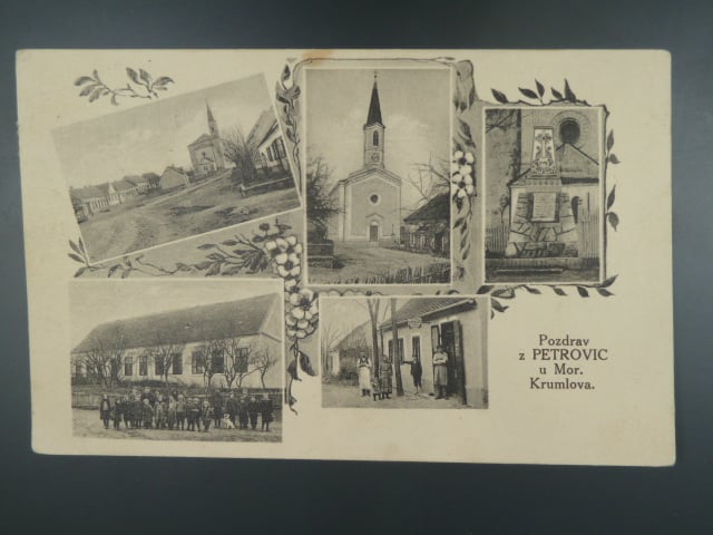 Petrovice u Mor. Krumlova, prošlá 1927