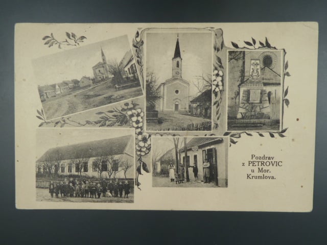 Petrovice u Mor. Krumlova, prošlá 1927