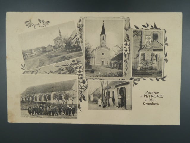 Petrovice u Mor. Krumlova, prošlá 1927