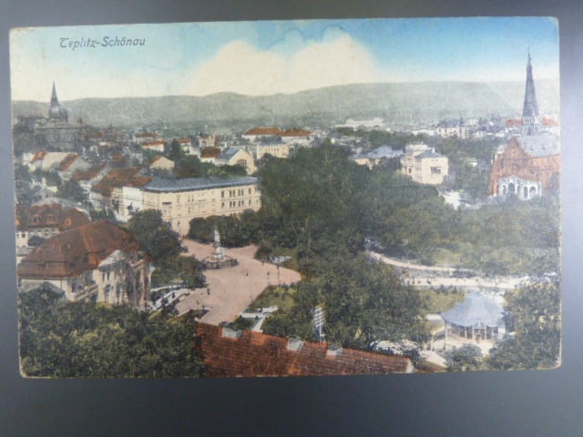 Teplice, prošlá, stržená zn.