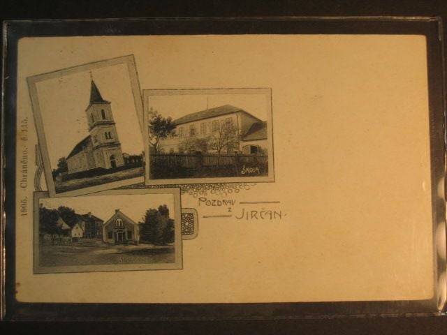 Jirčany, čb. vícezáběrová pohl., prošlá