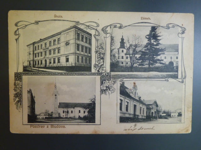 Bludov, prošlá 1918, odpadená zn.