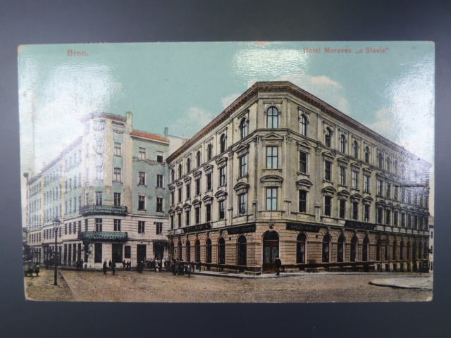 Brno, hotel Slavie, prošlá