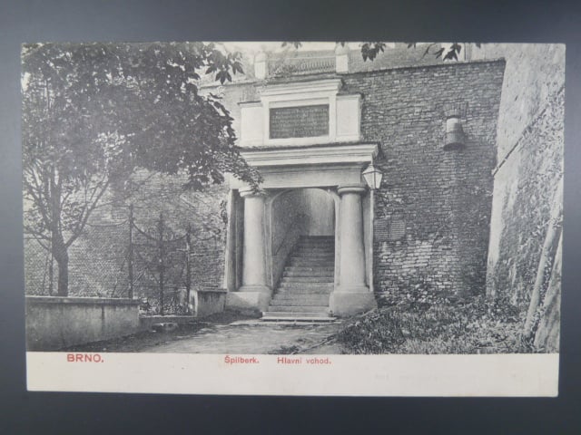 Brno, brána na Špilberk, prošlá 1912