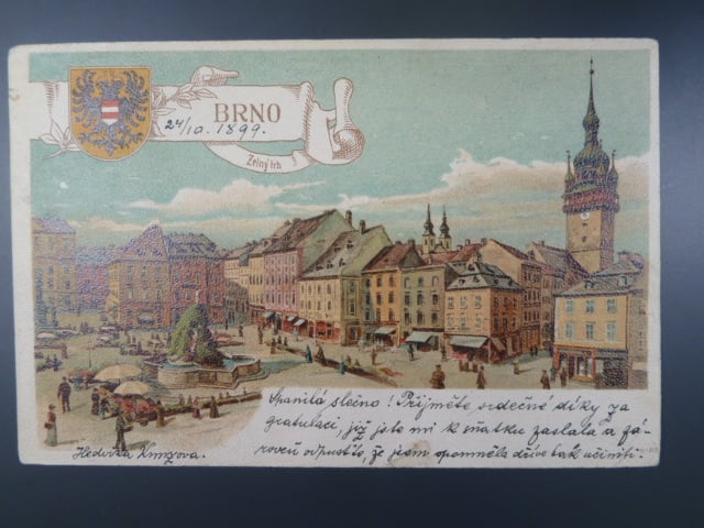 Brno, Zelný Trh, prošlá 1899