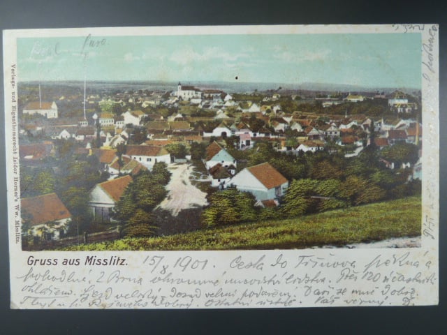 Miroslav celkový pohled, prošlá 1901