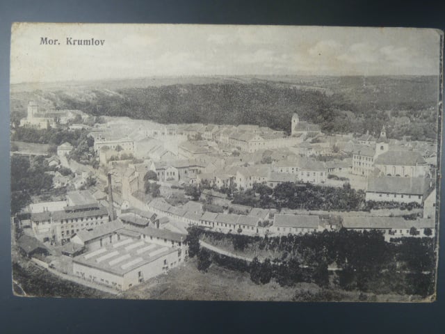 Mor. Krumlovov celkový pohled, prošlá 1919