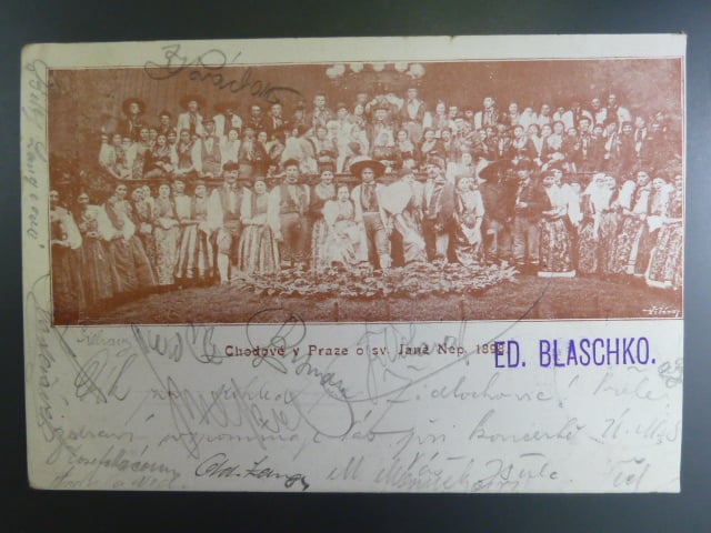 Praha - Chodové v Praze 1898, prošlá 1905