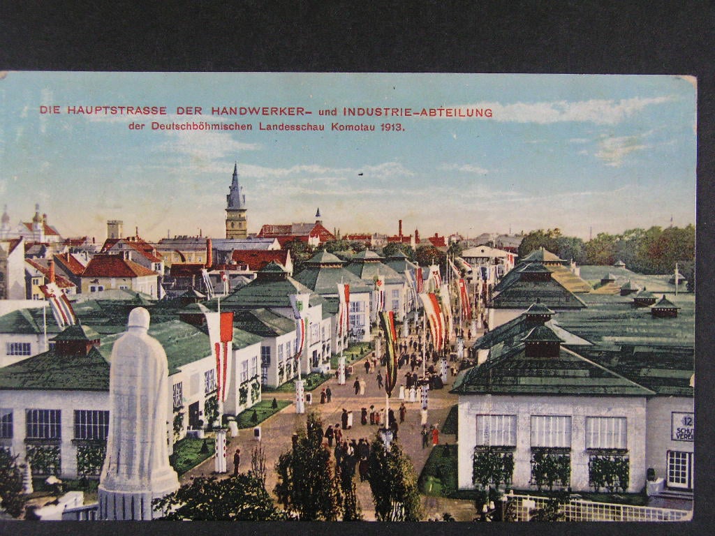 Chomutov, zemská výstava, prošlá 1913
