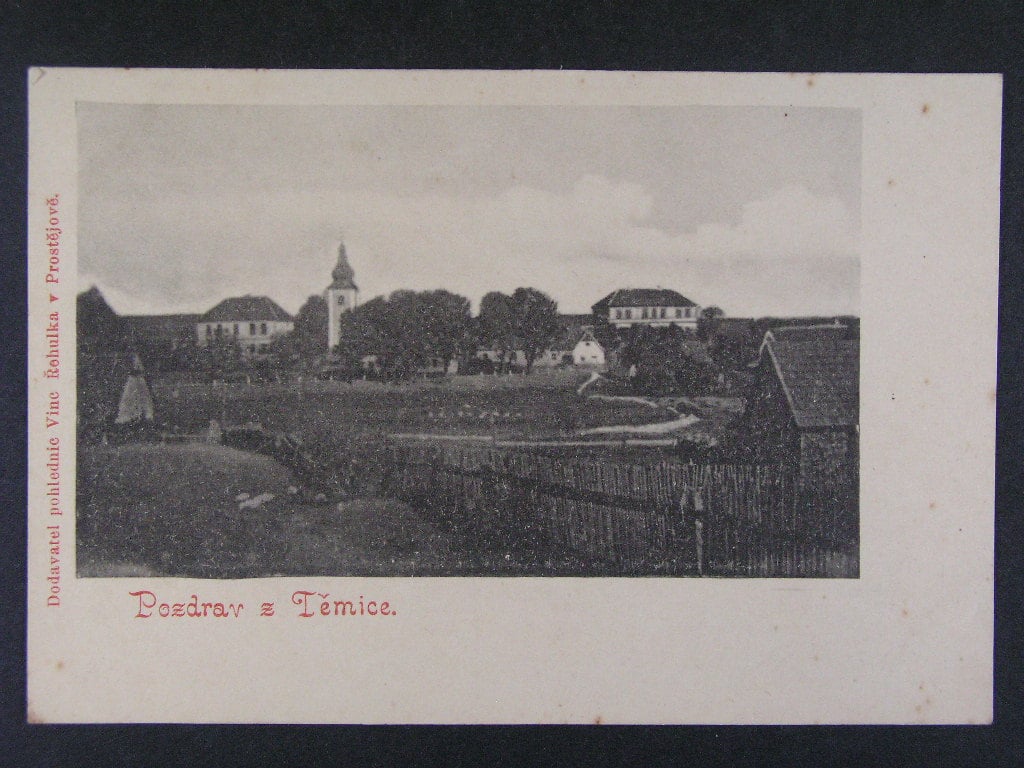 Těmice okr. Pelhřimov, neprošlá