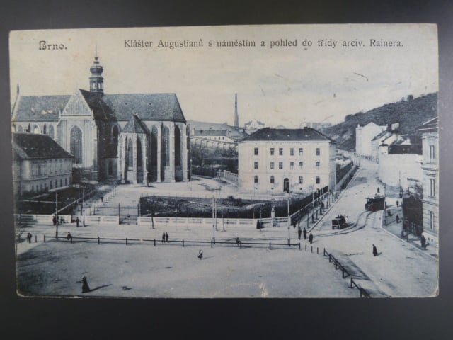 Brno, Mendlovo nám., prošlá 1919