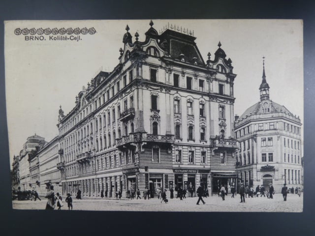 Brno, Koliště - Cejl, prošlá 1922, odpadená zn.