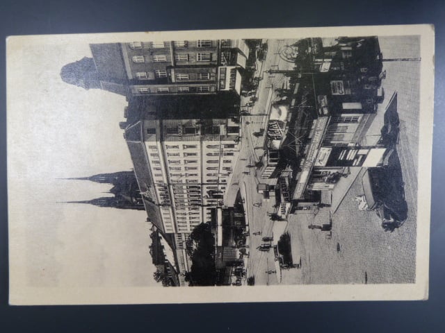 Brno, Nádraží., prošlá 1947