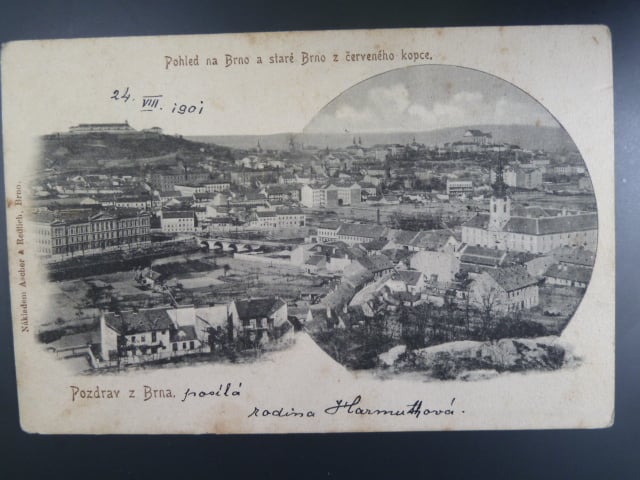 Brno, pohl. z Červeného kopce, prošlá 1901