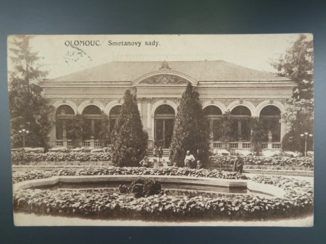 Olomouc Smetanovy sady, prošlá 1922