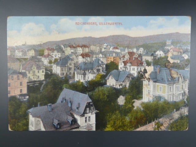 Liberec (Reichenberg) Villenviertel, prošlá