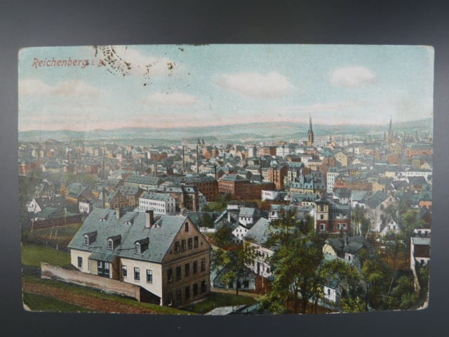 Liberec (Reichenberg), prošlá, stržená zn.