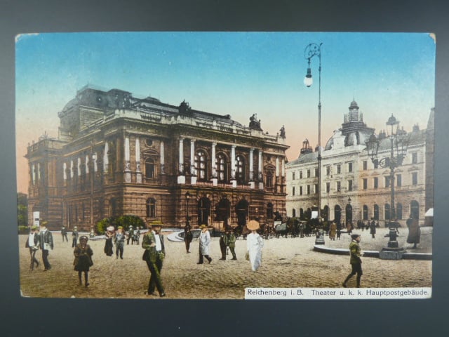 Liberec (Reichenberg) divadlo, prošlá 1918