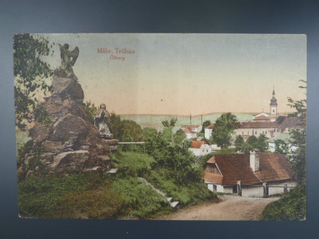 Mor. Třebová, prošlá 1923, odpadená zn.