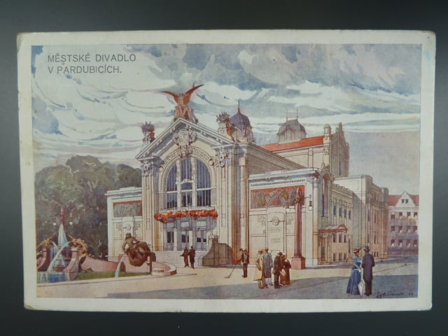 Pardubice Městské divadlo, prošlá 1921