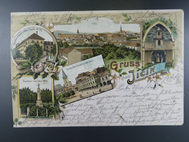 Jičín lito., prošlá 1901, zastřiž.