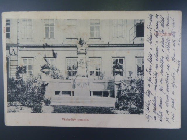 Chrudim Všehrdův pomník, prošlá 1919