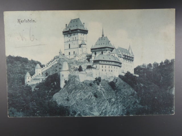 Karlův Týn - Karlštejn, prošlá 1908