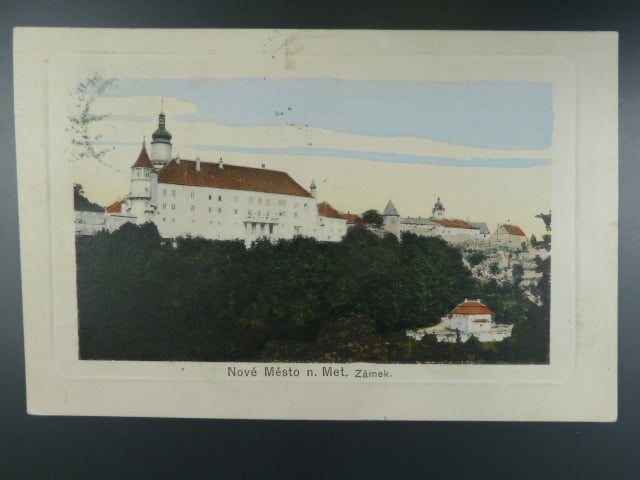 Nové Město n. Metují zámek, prošlá 1915