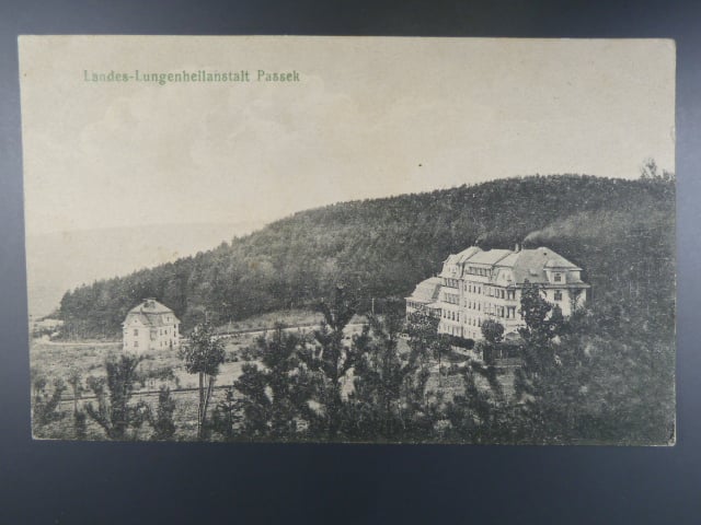 Paseka (Passek) plícní sanatorium, prošlá 1920