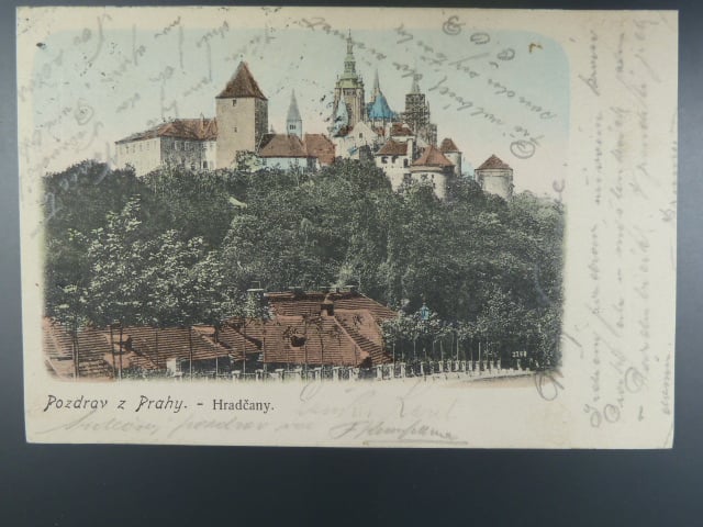 Praha Hradčany, prošlá 1904