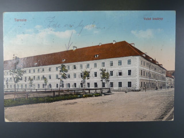 Terezín velké kasárny, prošlá, bez zn.