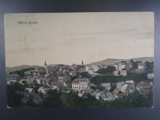 Českáý Dub (Böhm. Aicha), prošlá, odpadená zn.