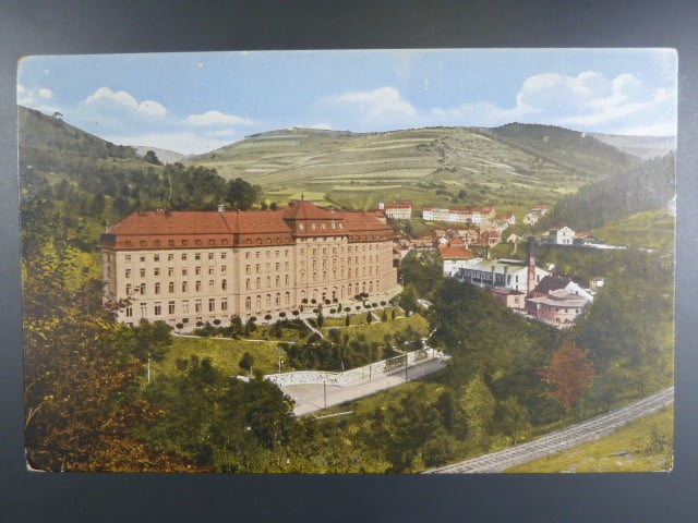 Jáchymov radiové lázně, prošlá 1923