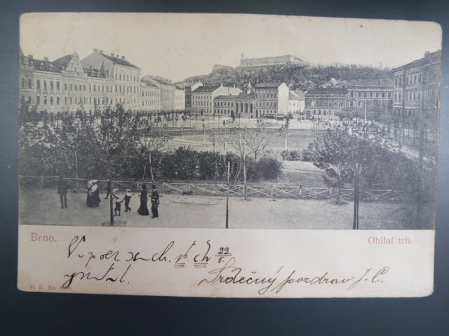 Brno, Obilní Trh, prošlá 1906