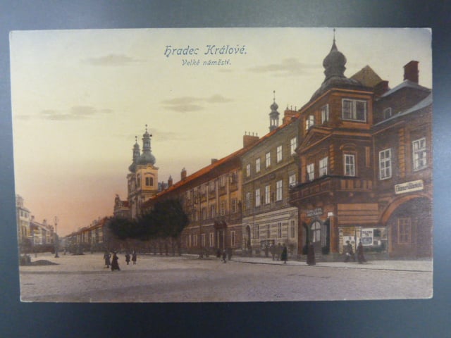 Hradec Králové Velké náměstí, neprošlá
