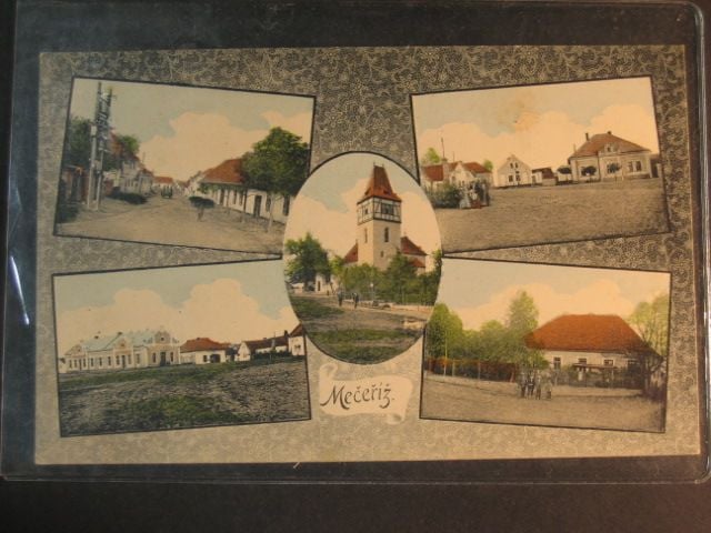 Mečeříž, bar. vícezáběrová pohl., prošlá