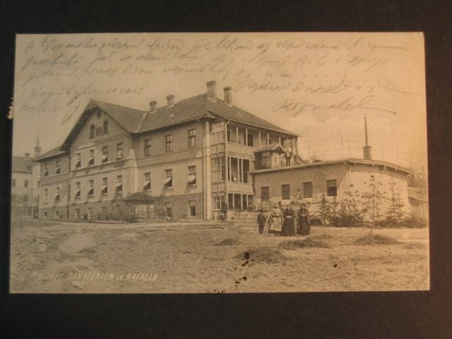 Moravec, čb. pohl. sanatorium sv. Rafaela, prošlá