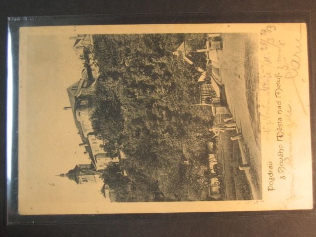 Nové Město n. Metují, čb. pohl. zámek, prošlá 1913