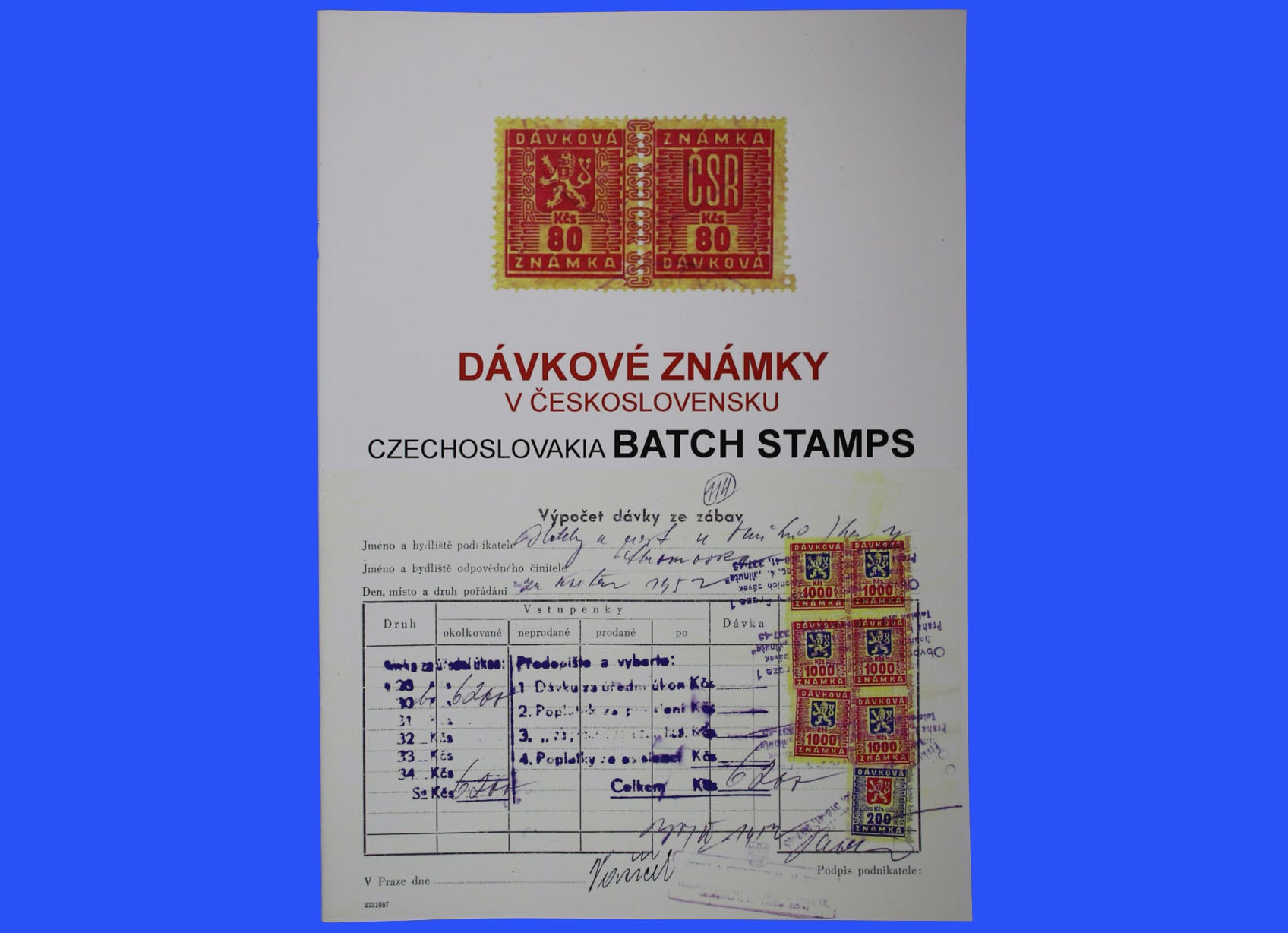 Katalog ČS dávkových známek