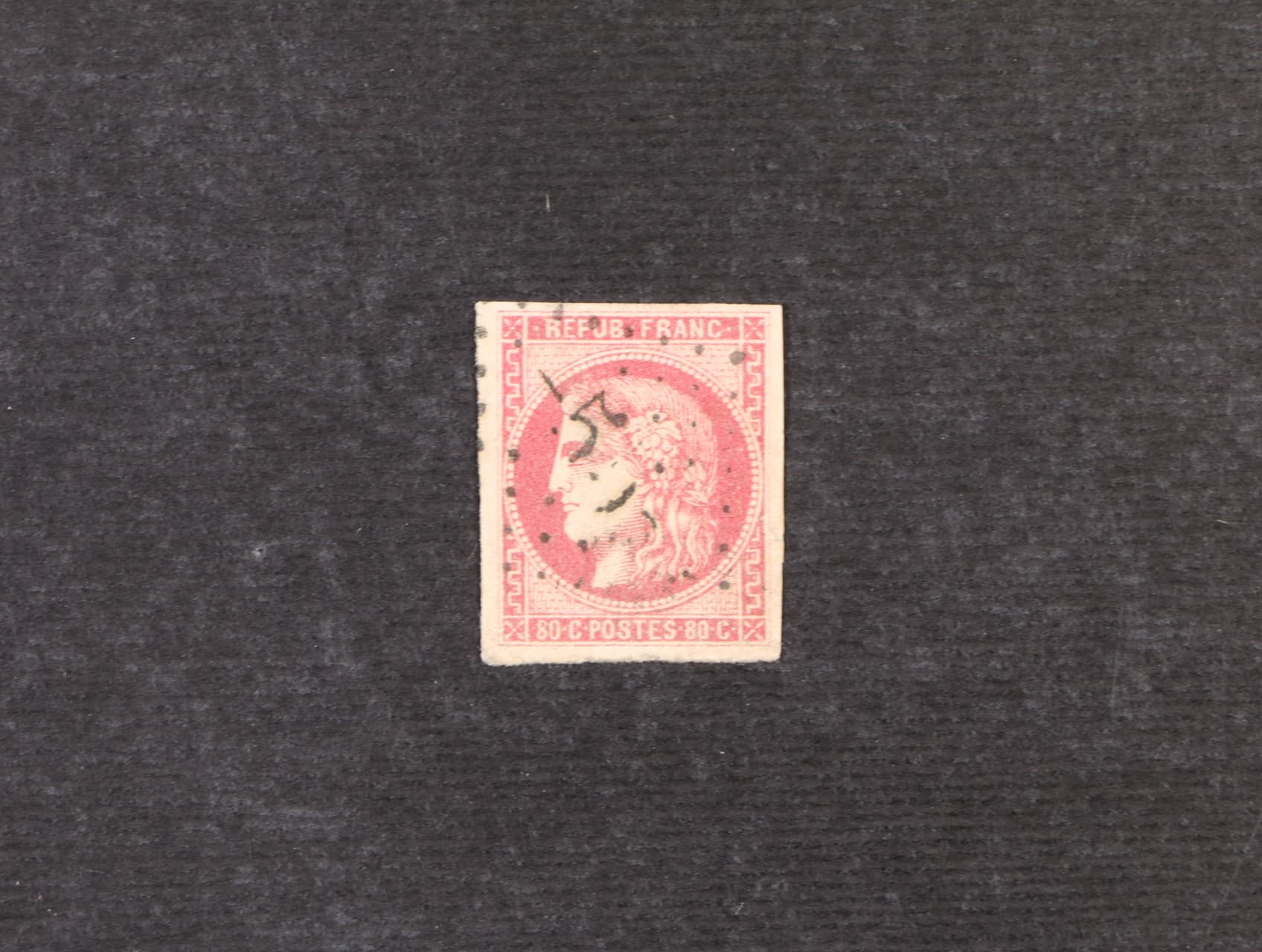 zn. Mi. č. 44, lux. střih, číselné raz., 300 EUR