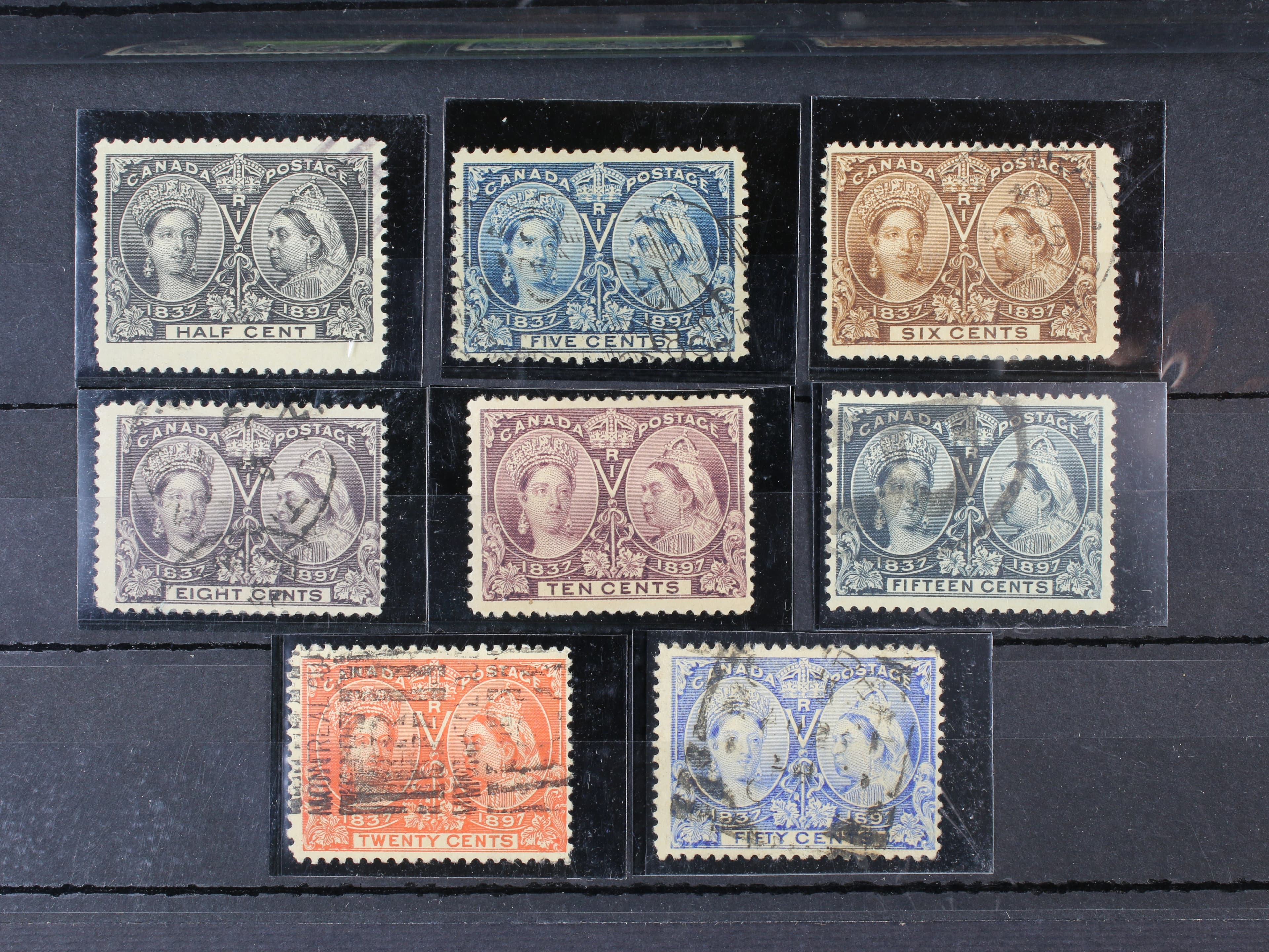 zn. Mi. č. 38, 42 - 48, (zn. Mi. 45 s nál.), 1760 EUR
