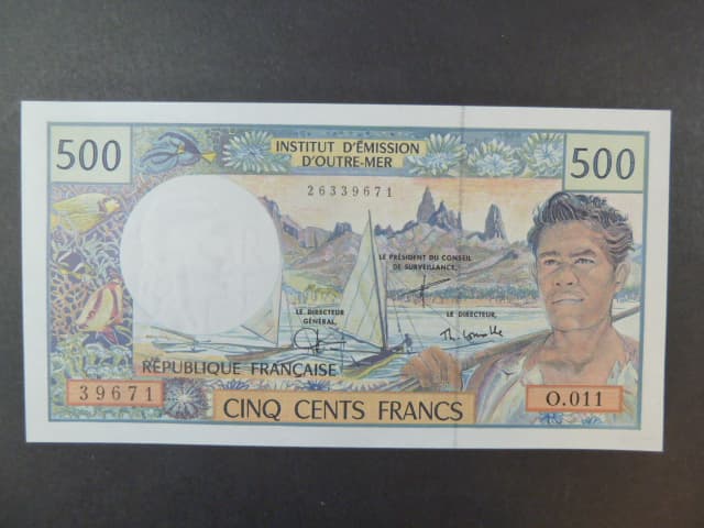 FRANCOUZSKÝ PACIFIK, 500 Francs 2004, BNB. B101e, Pi. 1e