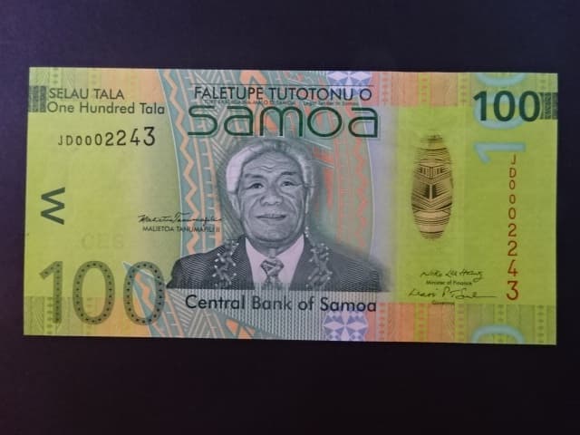 SAMOA, 100 Tálá 2008, BNB. B118a, Pi. 42