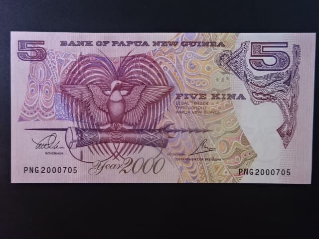 PAPUA NOVÁ GUINEA, 5 Kina 2000, BNB. B119a, Pi. 19