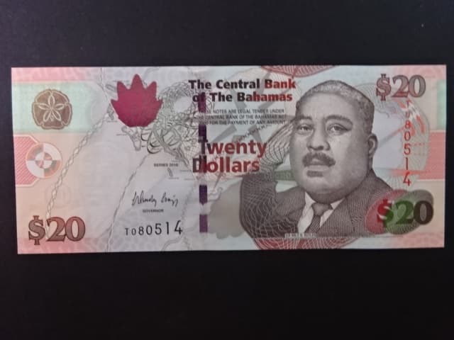 BAHAMY, 20 Dollars 2010, BNB. B346a, Pi. 74A